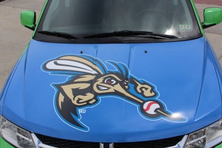 Skeeter's Logo on Car