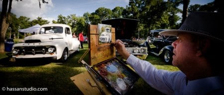 Vintage Car Show at River Pointe Chu......